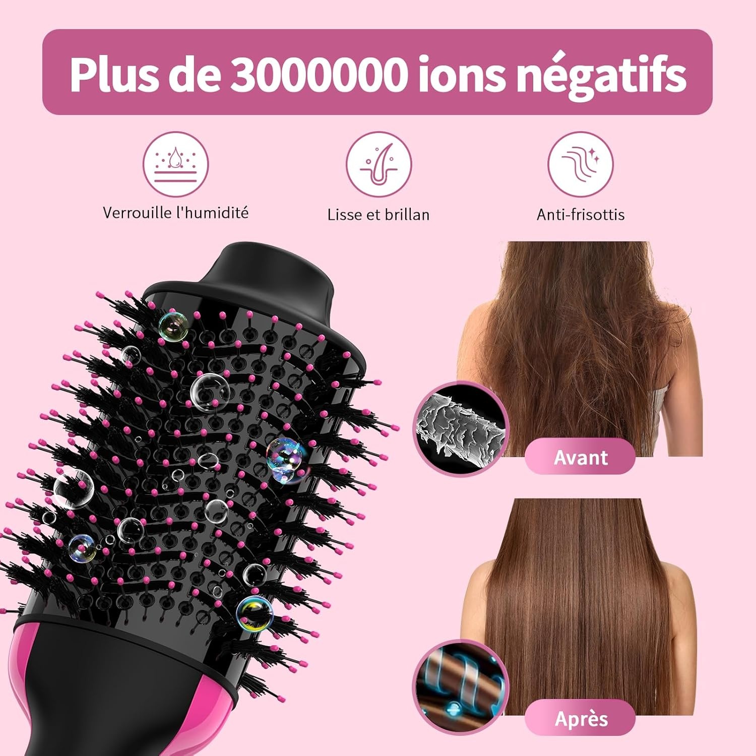 4-in-1 Heteluchtborstel: Stijl, Volume & Droog Haar (-47%)