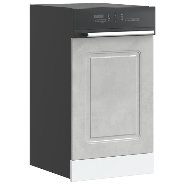 Vaatwaspaneel Kalmar 45x1,5x67cm Betongrijs - 75% Korting!