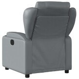 vidaXL Fauteuil Kunstleer Grijs - 67% Korting!