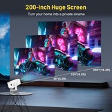 4K Full HD Projector met WiFi 6 & Android 13 - 29% Korting!