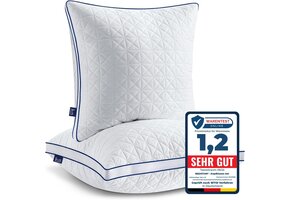Set van 2 Hoofdkussens 80x80cm, Verstelbaar, Ademend - 38% Korting!