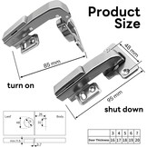 Kastscharnier 90° Verborgen | Zachte Sluiting | 36% Korting