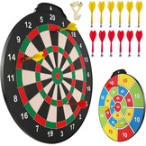 Magnetisch Dartbord 45,7cm | Dubbelzijdig | 12 Darts | 72% Korting