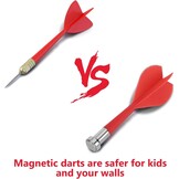 Magnetisch Dartbord 45,7cm | Dubbelzijdig | 12 Darts | 72% Korting