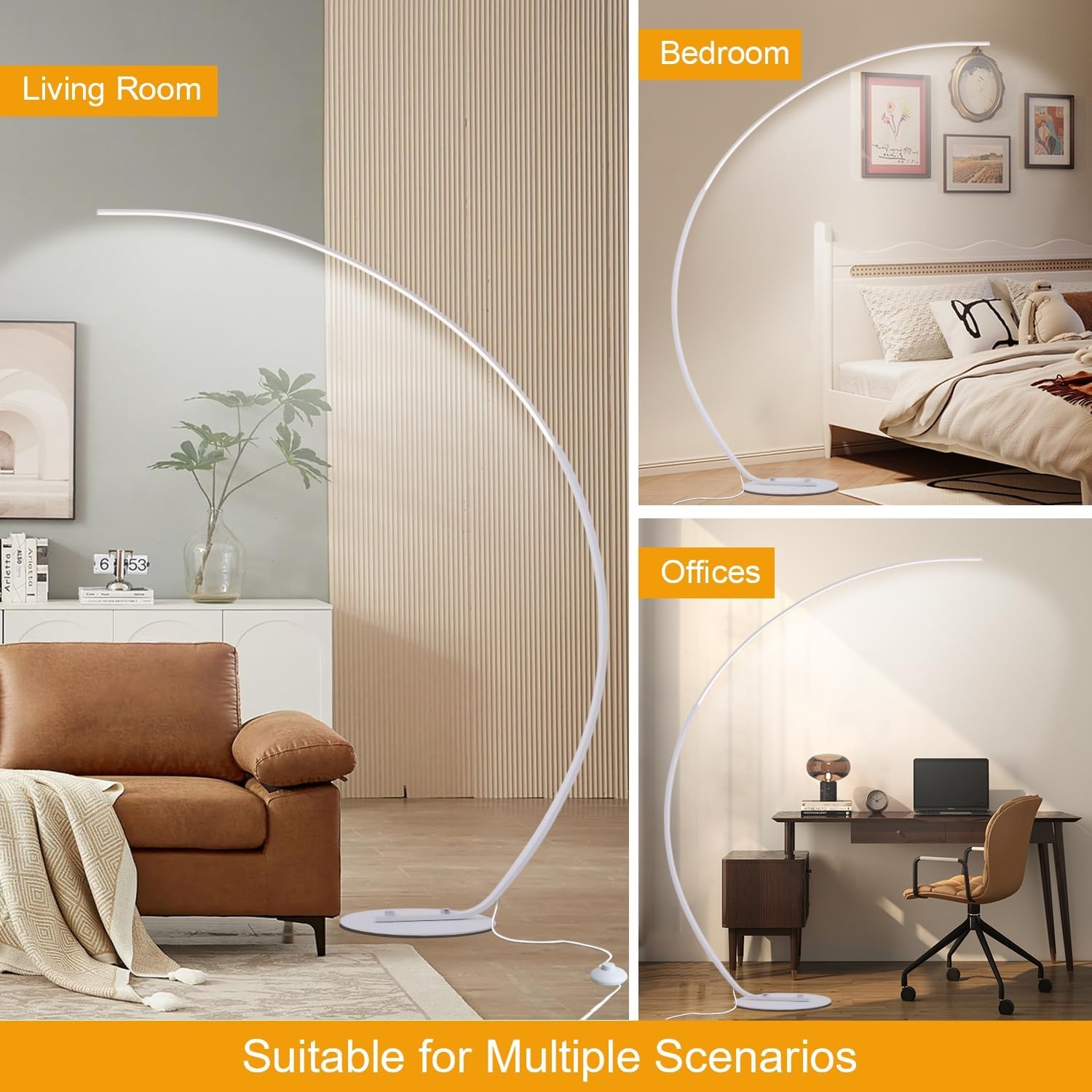 LED Booglamp - Traploos Dimbaar & 3 Kleurtemperaturen - 41% Korting!