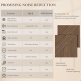 Akoestische Wandpanelen Zelfklevend Teak 6 Stuks - 30% Korting!