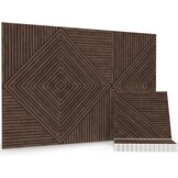 Akoestische Panelentegels Teak - 6 Stuks - 58% Korting