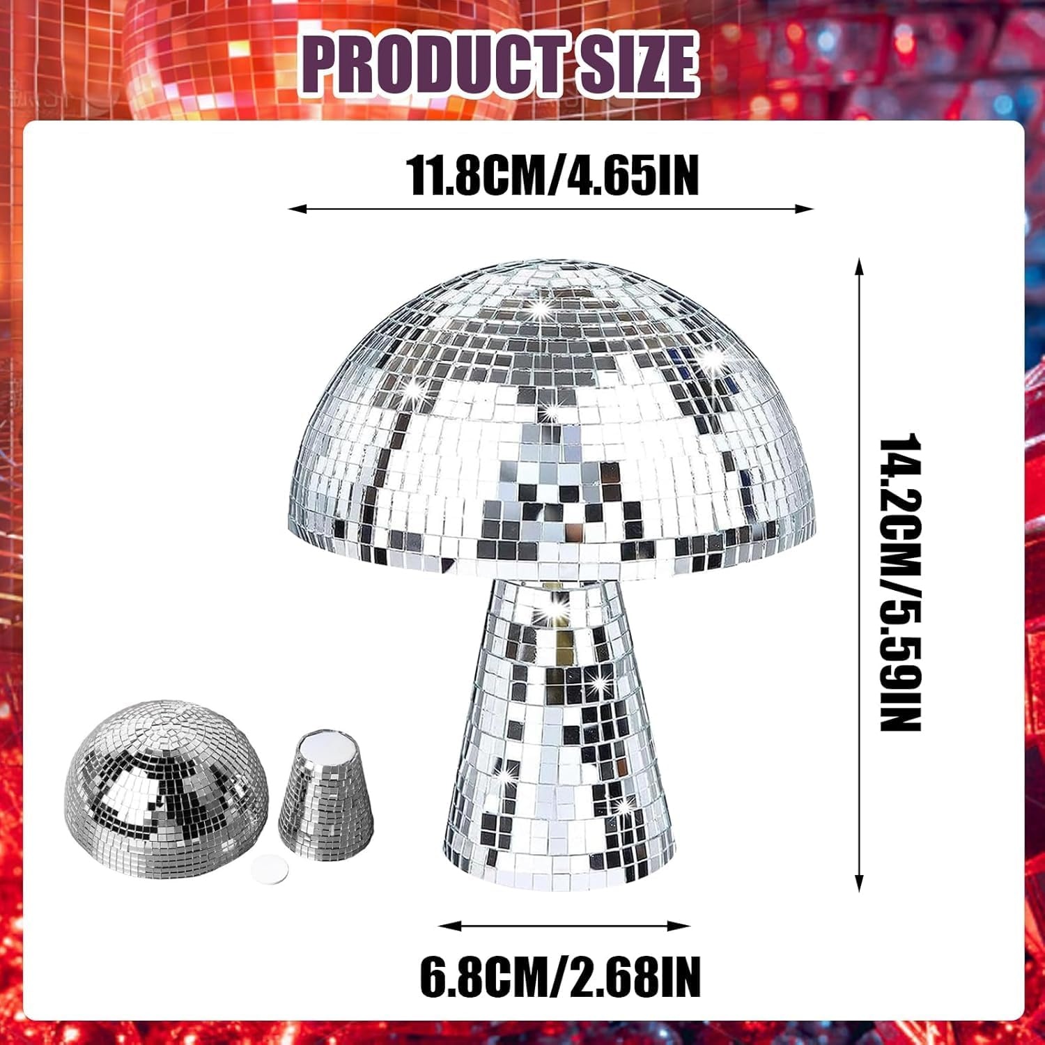 Spiegel Paddenstoel Disco Bal (49% Korting)