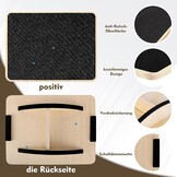 Balanstrainer Hout Antislip - 33% Korting