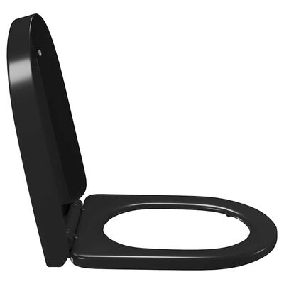 VidaXL Toiletbril Soft-Close & Quick-Release Zwart - 51% Korting!