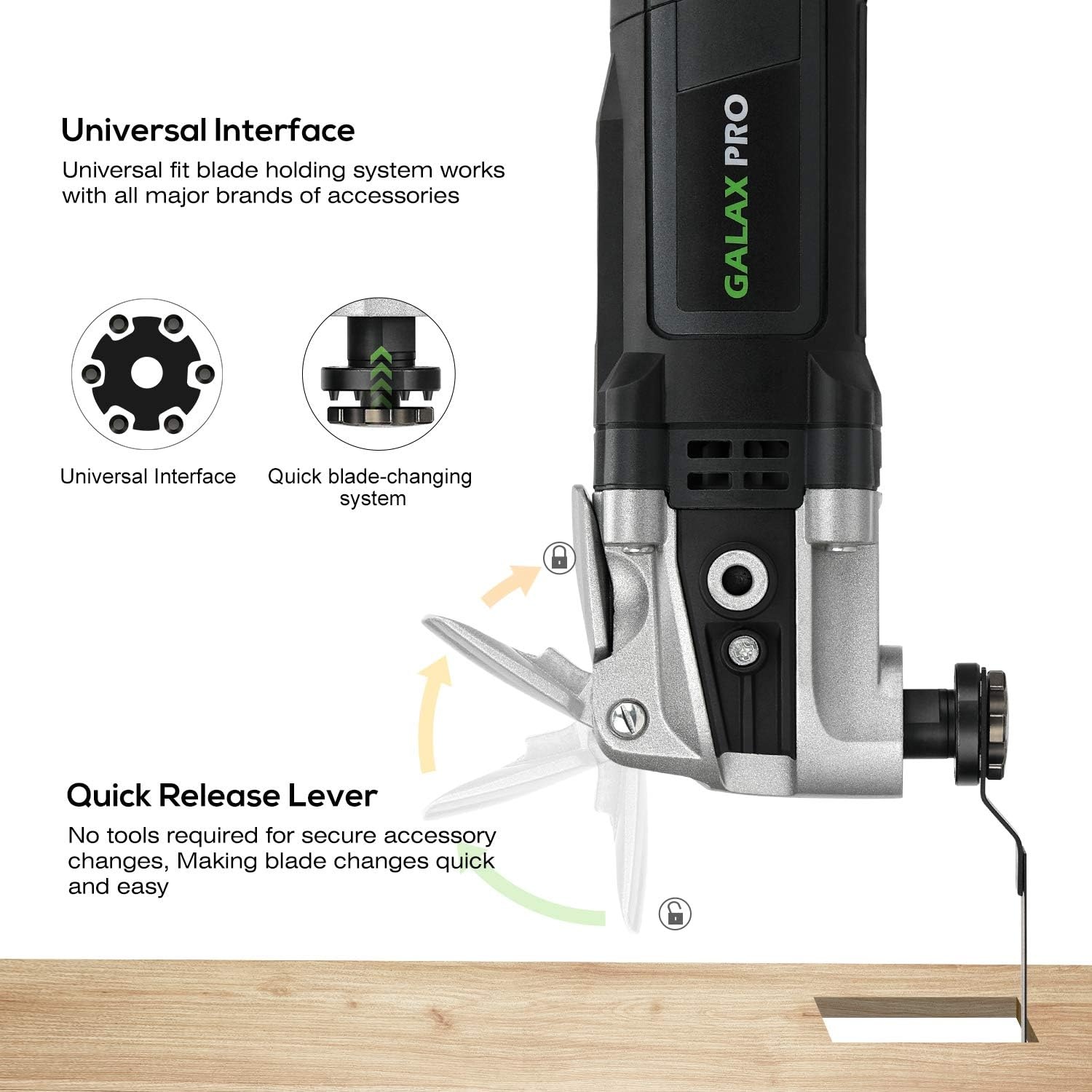 GALAX PRO Multitool 400W | 34% Korting | Doe-het-zelf Essentieel