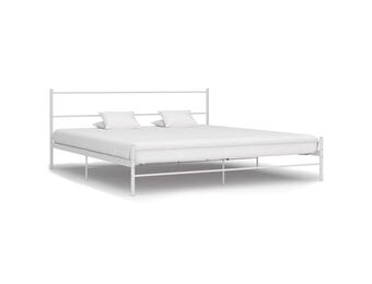 vidaXL Bedframe Metaal Wit 200x200 cm - 83% Korting!