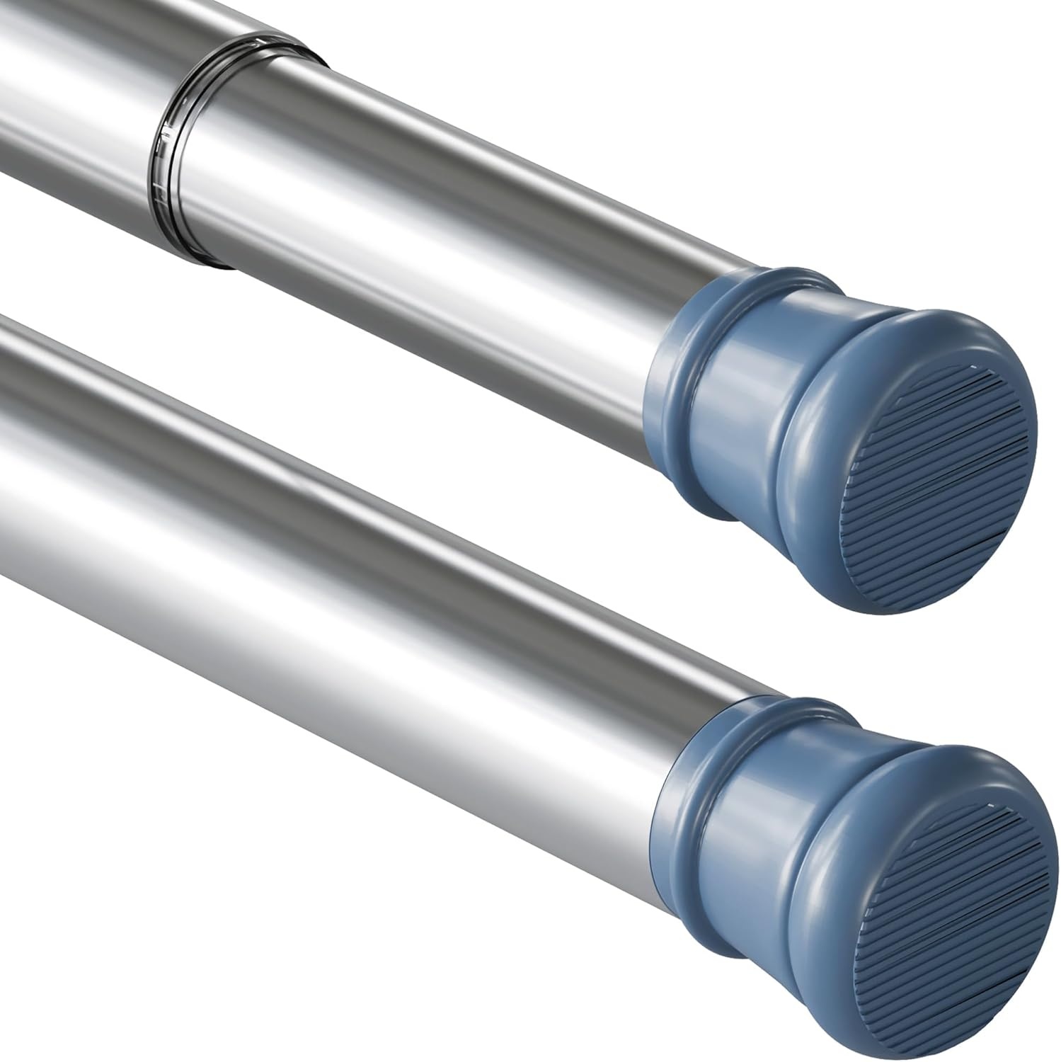 Douchegordijnstang Uitschuifbaar 300-355cm Zilver - 29% Korting!