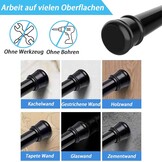 Douchegordijnstang Uitschuifbaar 300-355cm Zilver - 29% Korting!