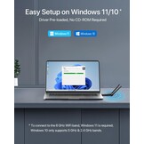 WiFi 6E USB Adapter AXE5400 Tri-Band - 29% Korting