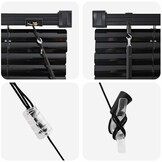 vidaXL Raamblind Gordijn Zwart Aluminium - 31% Korting