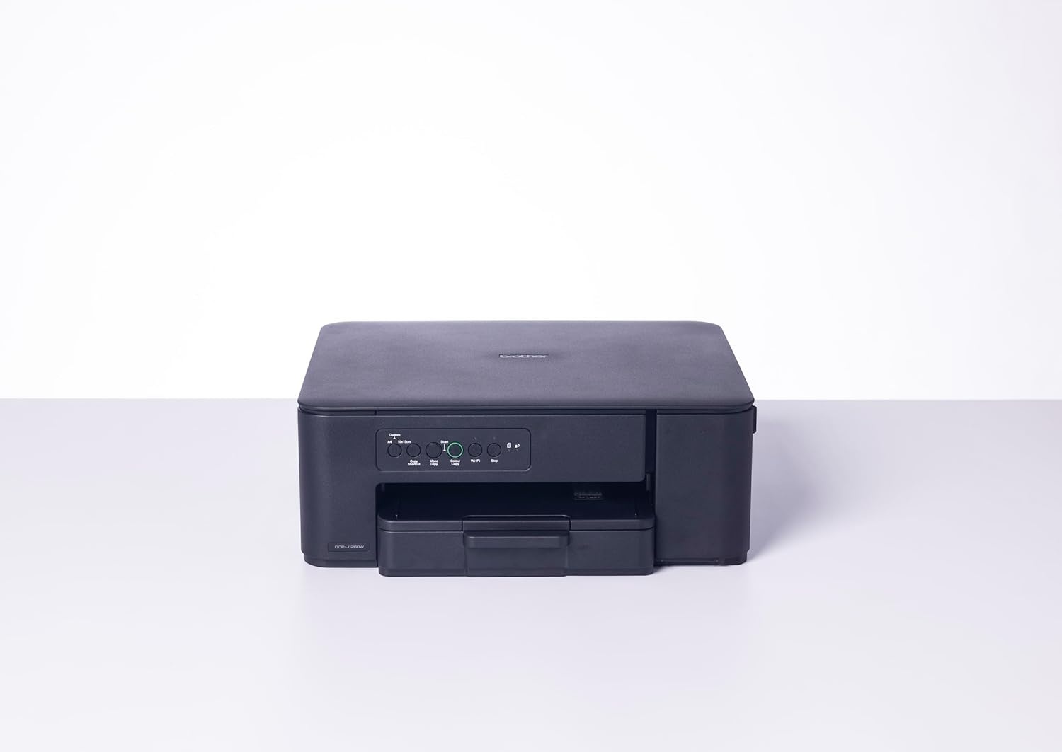 Compacte 3-in-1 kleuren inkjetprinter met wifi, 16 ppm, 150 vel papierlade, incl. cartridges