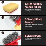 Grillborstel Hittebestendig (Rood) - 28% Korting!