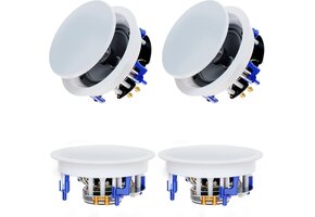 4x Plafondluidsprekers Herdio 6.5" 600W - 43% Korting!