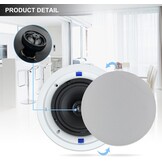 Inbouw Plafondluidsprekers 6.5 inch 600W 2-weg Bluetooth 4 stuks voor thuisbioscoop, woonkamer, kantoor
