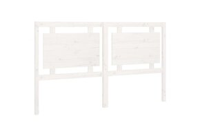 Hoofdbord Massief Grenenhout Wit 165,5 cm - 82% Korting!