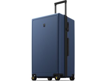 Blauwe Lichtgewicht Koffer met 8 Wielen & TSA-slot - 37% Korting!