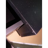 vidaXL Wandschap met lade 60x23,5x10 cm MDF zwart