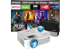 Draagbare Beamer Full HD 1080P - 53% Korting!
