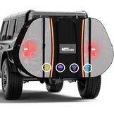 Fietsendragerhoes voor 2 fietsen Waterdicht Robuust Windproof Zwart 600D Oxford UV-bestendig