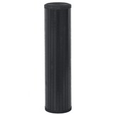 VidaXL Bamboe Vloerkleed Zwart 80x300cm - 50% Korting!