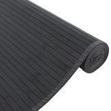 VidaXL Bamboe Vloerkleed Zwart 80x300cm - 50% Korting!