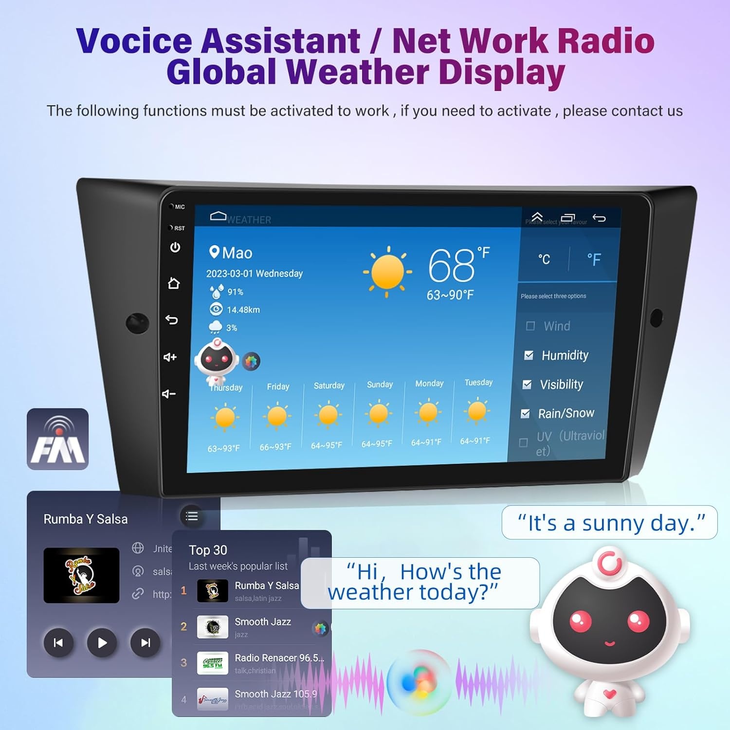 Android Autoradio BMW 3 Serie (2005-2013) - 50% Korting