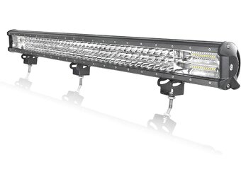 LED Lichtbalk 86 cm 468W Spot & Breedstraler IP67 Waterdicht 3 Rijen 7D voor Off Road 4x4 Vrachtwagen SUV met Montagebeugel