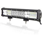 LED Lichtbalk 86 cm 468W Spot & Breedstraler IP67 Waterdicht 3 Rijen 7D voor Off Road 4x4 Vrachtwagen SUV met Montagebeugel