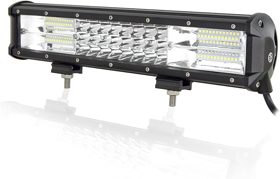LED Lichtbalk 86 cm 468W Spot & Breedstraler IP67 Waterdicht 3 Rijen 7D voor Off Road 4x4 Vrachtwagen SUV met Montagebeugel