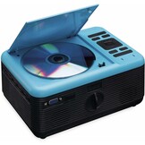 Lenco LPJ-500 - Bluetooth beamer - Mini Beamer - DVD speler - 2800 lumen - 30.000 uur levensduur - Full HD - Bluetooth 5.0-2 x HDMI - USB - SD - AV-in - VGA - blauw