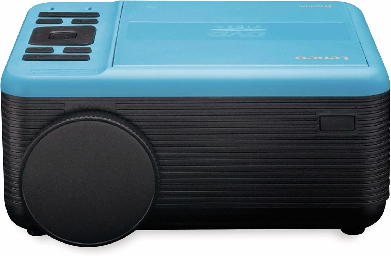 Lenco LPJ-500 - Bluetooth beamer - Mini Beamer - DVD speler - 2800 lumen - 30.000 uur levensduur - Full HD - Bluetooth 5.0-2 x HDMI - USB - SD - AV-in - VGA - blauw