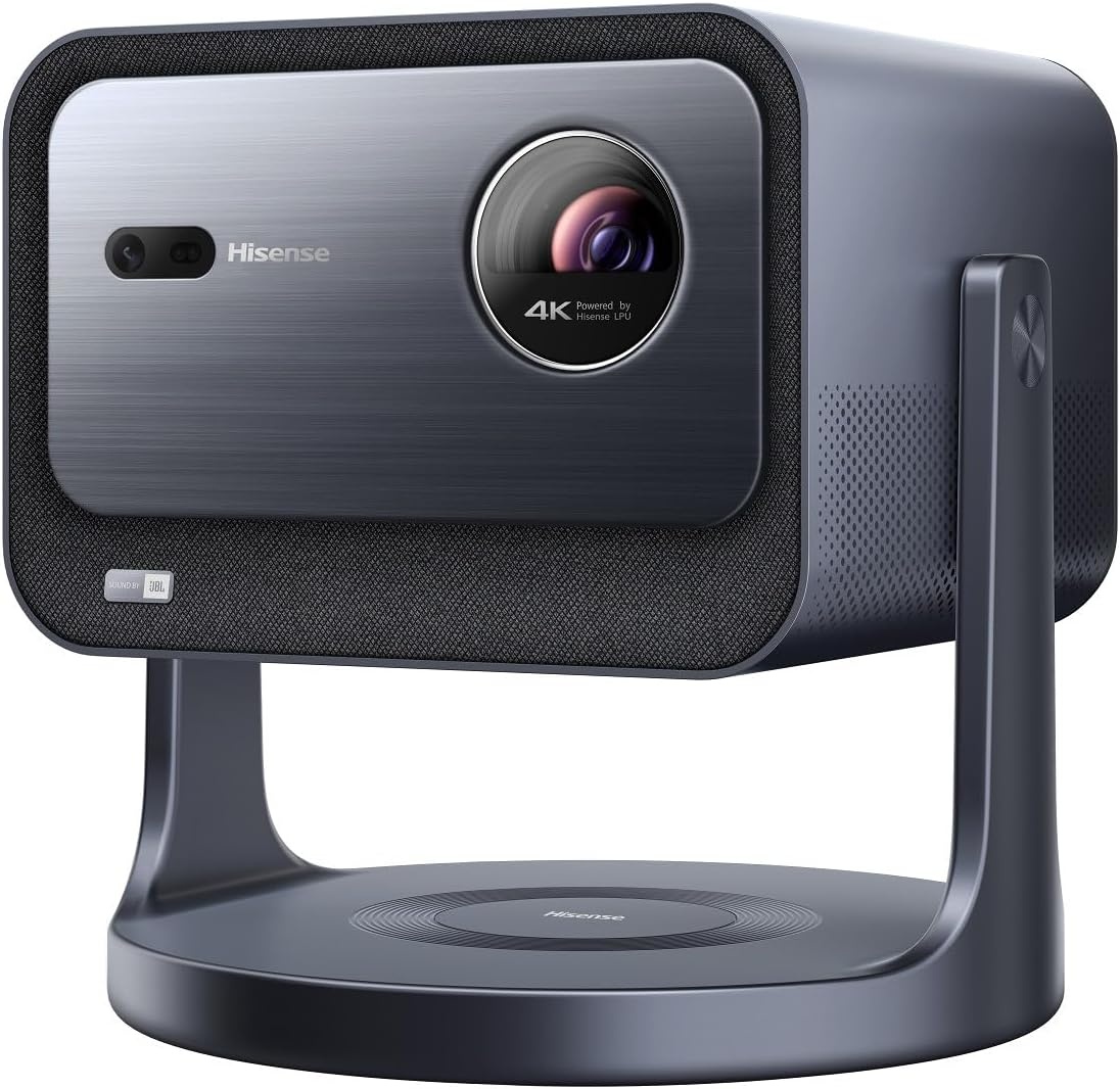 Hisense C2 Smart mini-projector 4K UHD RGB laser (65-300 inch), Dolby Vision, HDR, JBL Speaker, 2000 ANSI lumen, gamemodus, draaibare voet