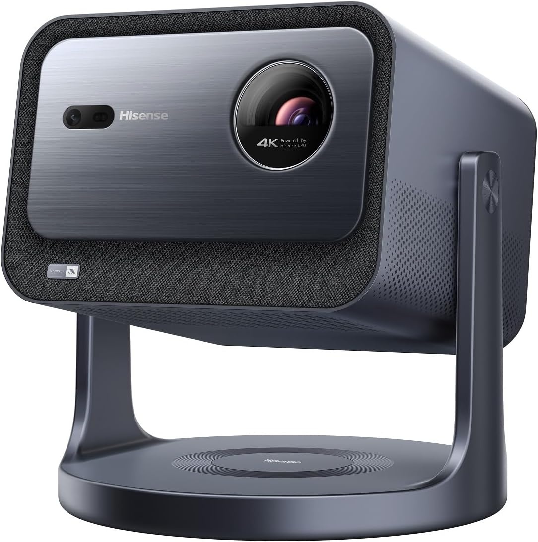 Hisense C2 Smart mini-projector 4K UHD RGB laser (65-300 inch), Dolby Vision, HDR, JBL Speaker, 2000 ANSI lumen, gamemodus, draaibare voet