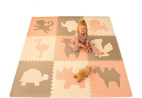 XXL Puzzelmat Baby Afrika Pastel 1,8x1,8m - 53% Korting