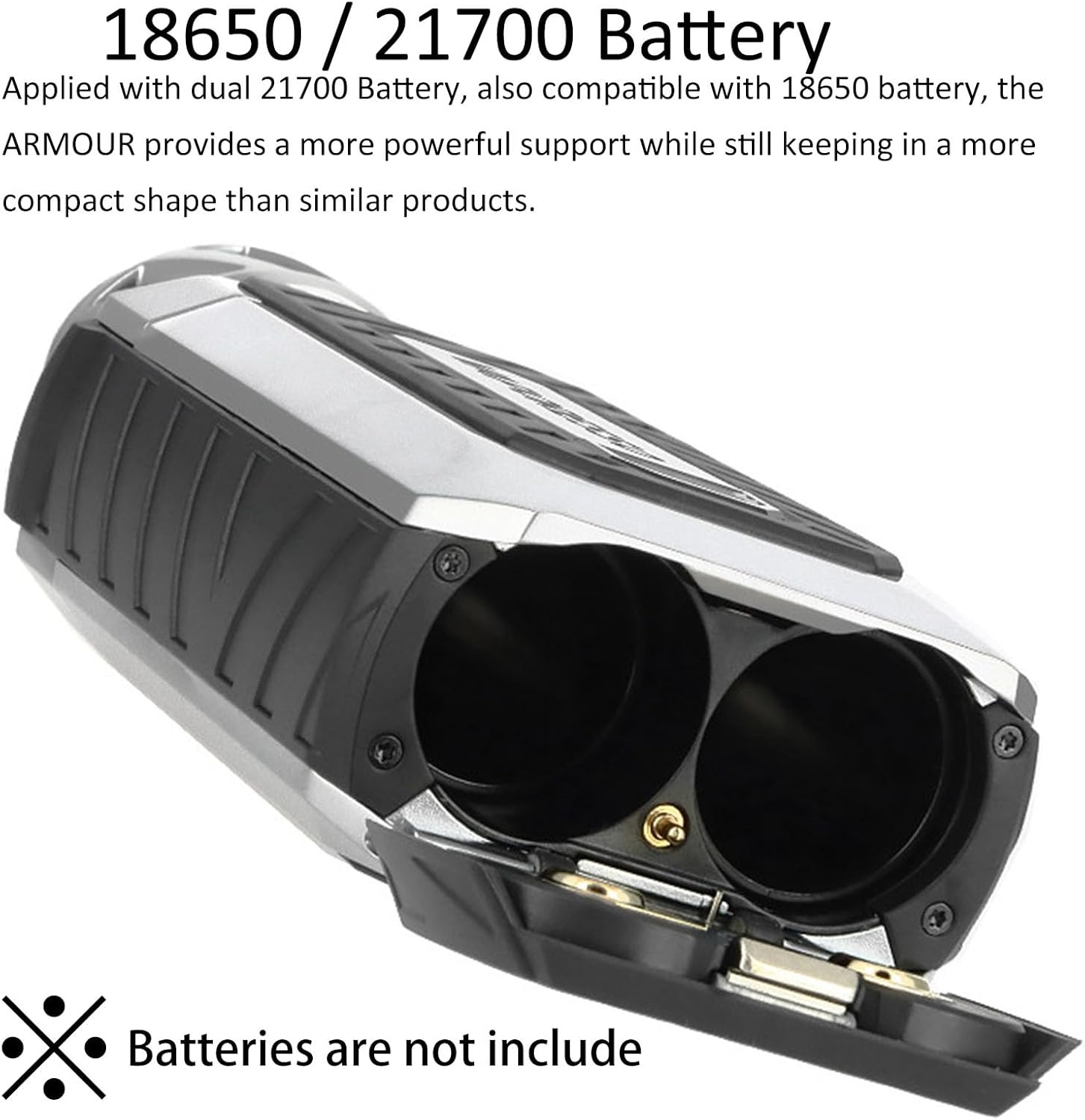 Vaporesso Armour Max Mod 220W Box Mod - Zilver