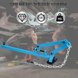 Draagarmhefboom Montagegereedschap Universeel met Ketting, Koolstofstaal, 500 kg, Blauw, Lengte 1030-1300mm, Spanhoogte 65-265mm