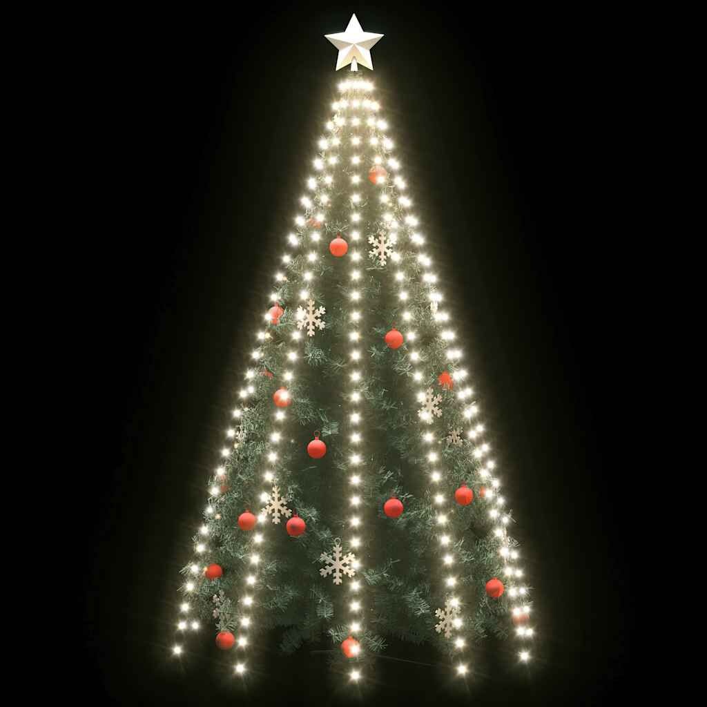vidaXL Kerstboomverlichting met 300 LED's koudwit net 300 cm