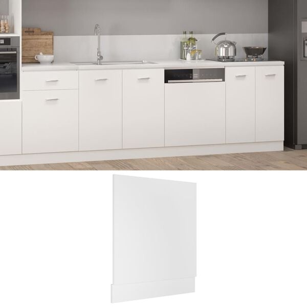 VidaXL Vaatwasserpaneel Lyon Wit 59,5x3x67cm - 81% Korting