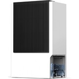 EasyAcc 3-in-1 elektrische luchtontvochtiger, 3 l/24 uur, stil, draagbare ontvochtiger, kantelbeveiliging, krachtige wintermodus, slaapmodus, timer voor badkamer, kelder