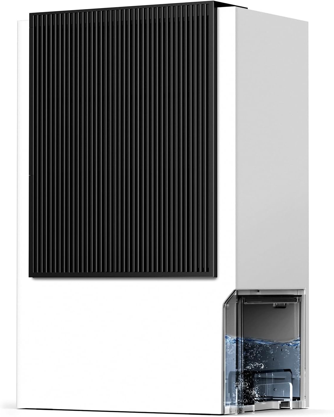 EasyAcc 3-in-1 elektrische luchtontvochtiger, 3 l/24 uur, stil, draagbare ontvochtiger, kantelbeveiliging, krachtige wintermodus, slaapmodus, timer voor badkamer, kelder