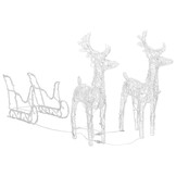 VidaXL Kerstverlichting Rendieren & Slee (160 LED) - 60% Korting