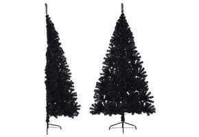 VidaXL Halve Kerstboom Zwart 180cm - 63% Korting!