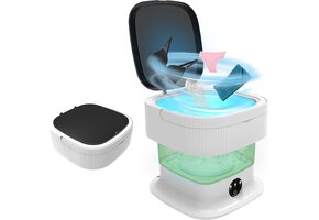 Opvouwbare Mini Wasmachine met Centrifuge (15L) - 29% Korting
