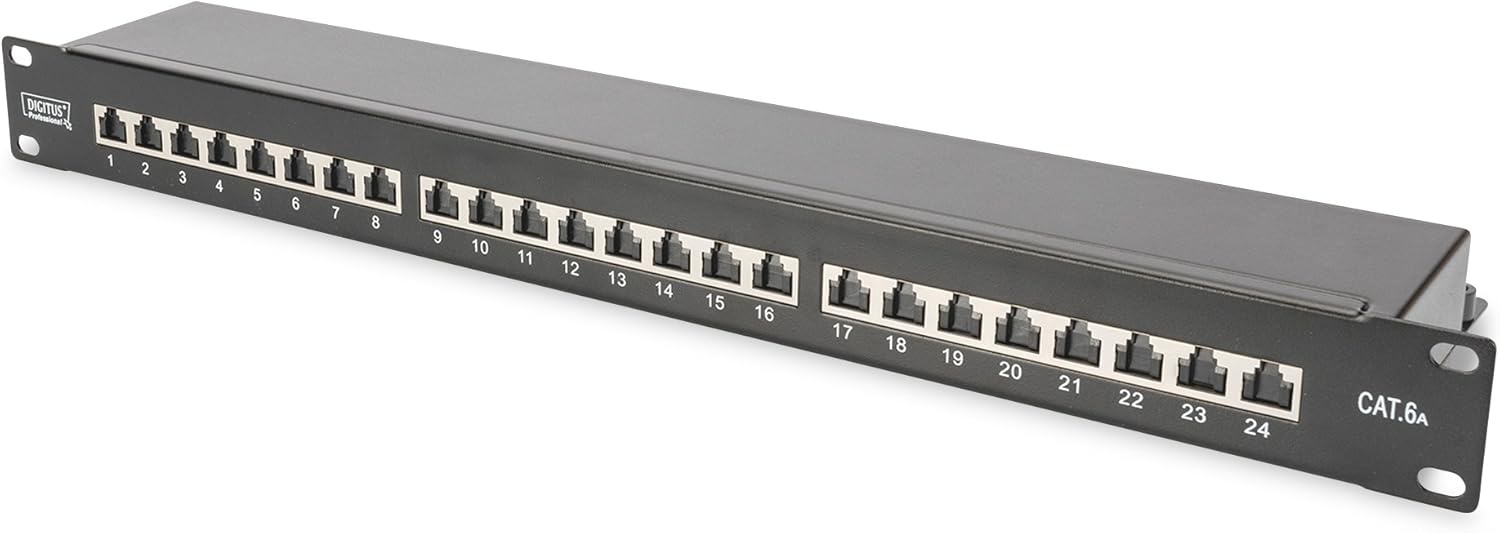 Patchpaneel 19" Cat6A 24p Afgeschermd - 46% Korting!
